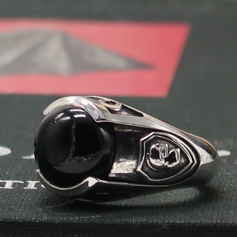Mens Sterling Silver Skull Ring